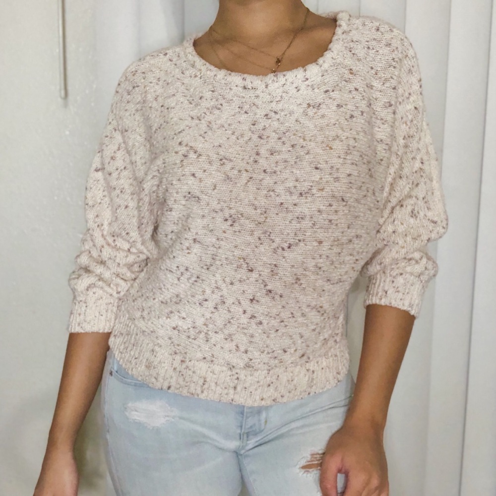 PacSun Beige Knit Sweater